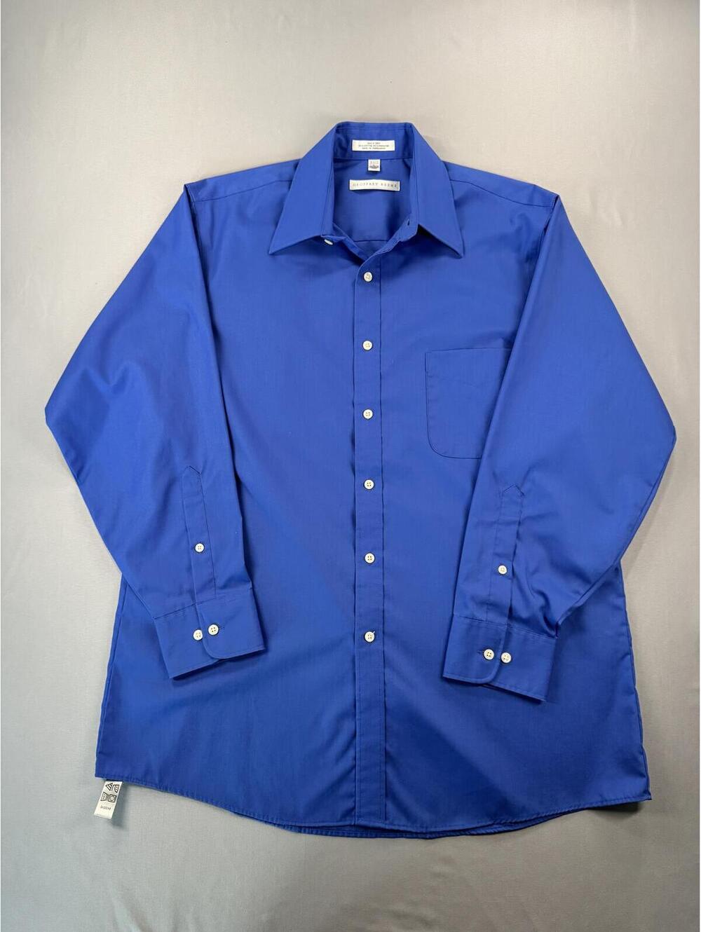 Geoffrey Beene | 16- 32/33 | Royal Blue Dress Button Down